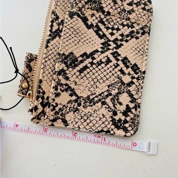 Vegan faux leather card keychain wallet by Sienna Mae NWT - Picture 3 of 4